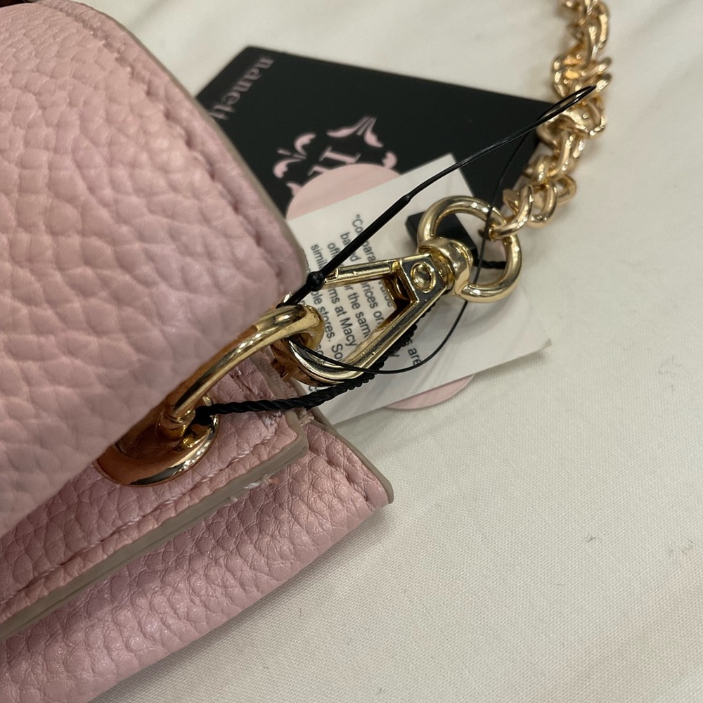 Nanette Lepore Francine Wallet Organizer Rose Quartz Crossbody Bag NWT - Picture 6 of 9